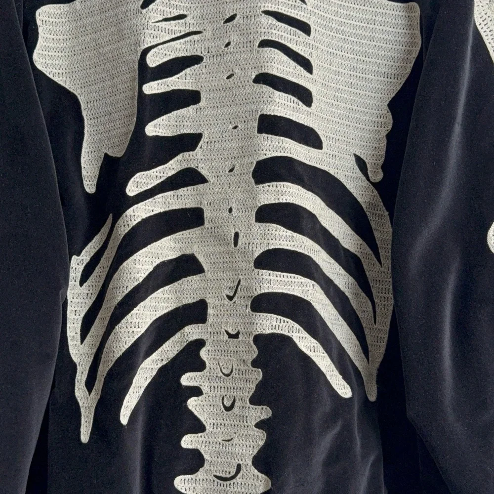 Kapital “Bone” Velvet Sukajan Jacket — Navy — Made in Japan - Picture 8 of 12